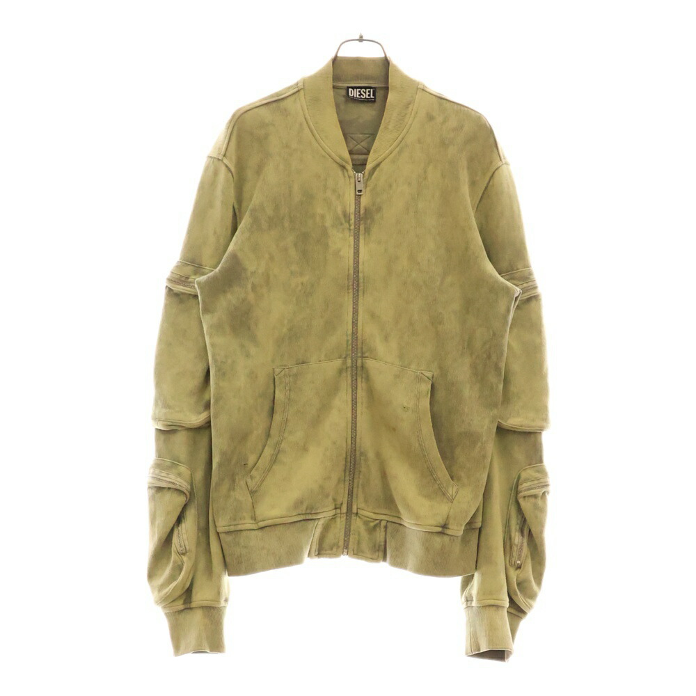 ディーゼル 中綿ジャケット レディース タイダイ柄 レイヤード フードボンバー DIESEL ディーゼル 中綿ジャケット レディース タイダイ柄