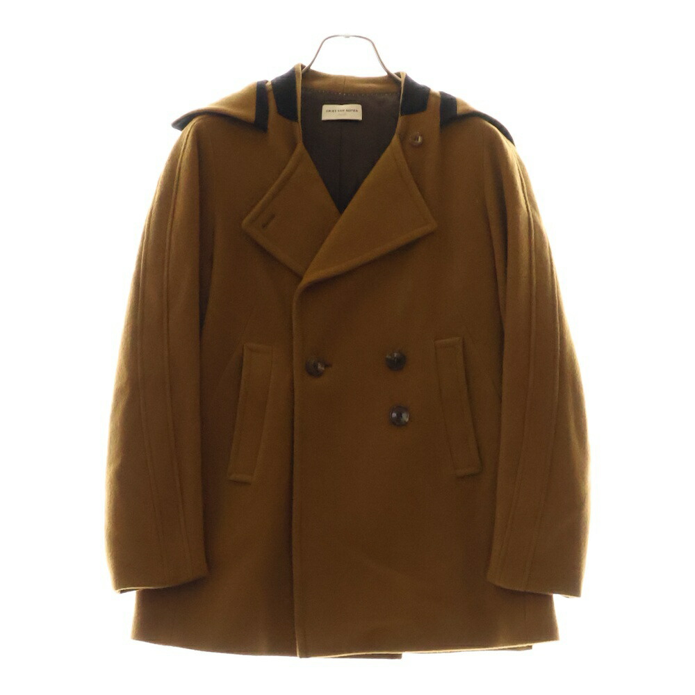 国内発送 Dries Van Noten HAXEL ダブルコードパーカー DRIES VAN NOTEN 2022SS HAXEL パーカー 黒 S