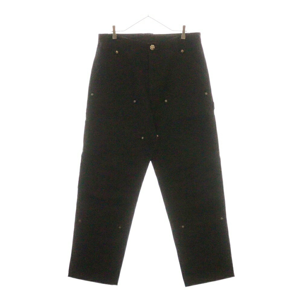 クロムハーツ　CARPENTER DOUBLE KNEE Chrome Hearts Leather Double Knee Carpenter Pants - SRM