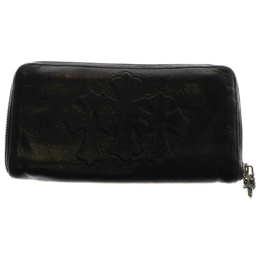 新品同様　CHROME HEARTS　クロムハーツ　長財布　三つ折り財布 クロムハーツ(CHROME HEARTS)クロムハーツ WAVE CROSSBALL