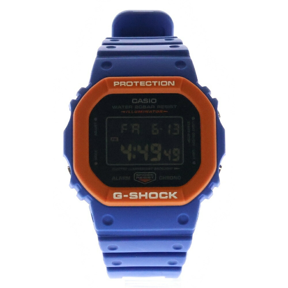 CASIO G-SHOCK デジタル腕時計 青/オレンジ　DW–5610SC DW5610SC-2 | G-SHOCK 5600 SERIES Orange | CASIO