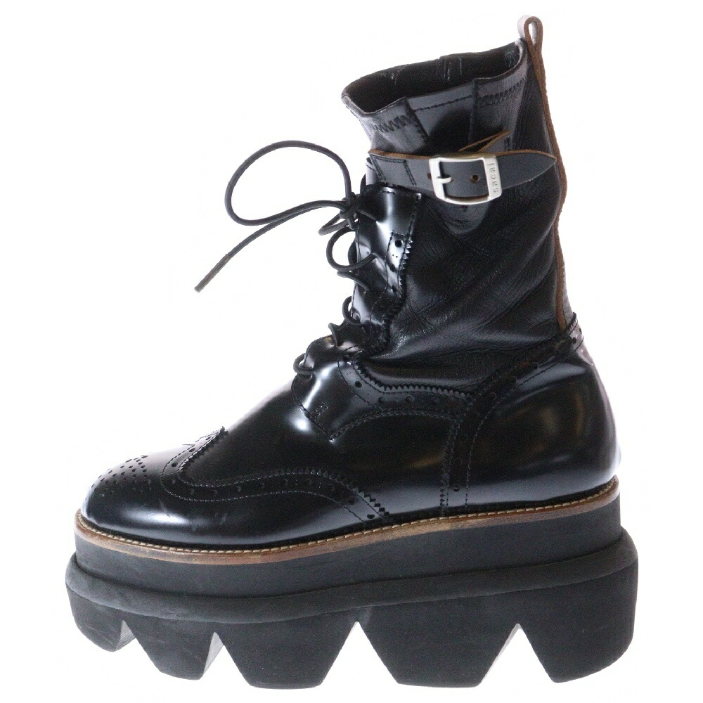 ☆sacai☆関税込♪NEW♪レザー プラットフォーム ローファー ☆sacai☆関税込♪NEW♪レザー プラットフォーム ローファー