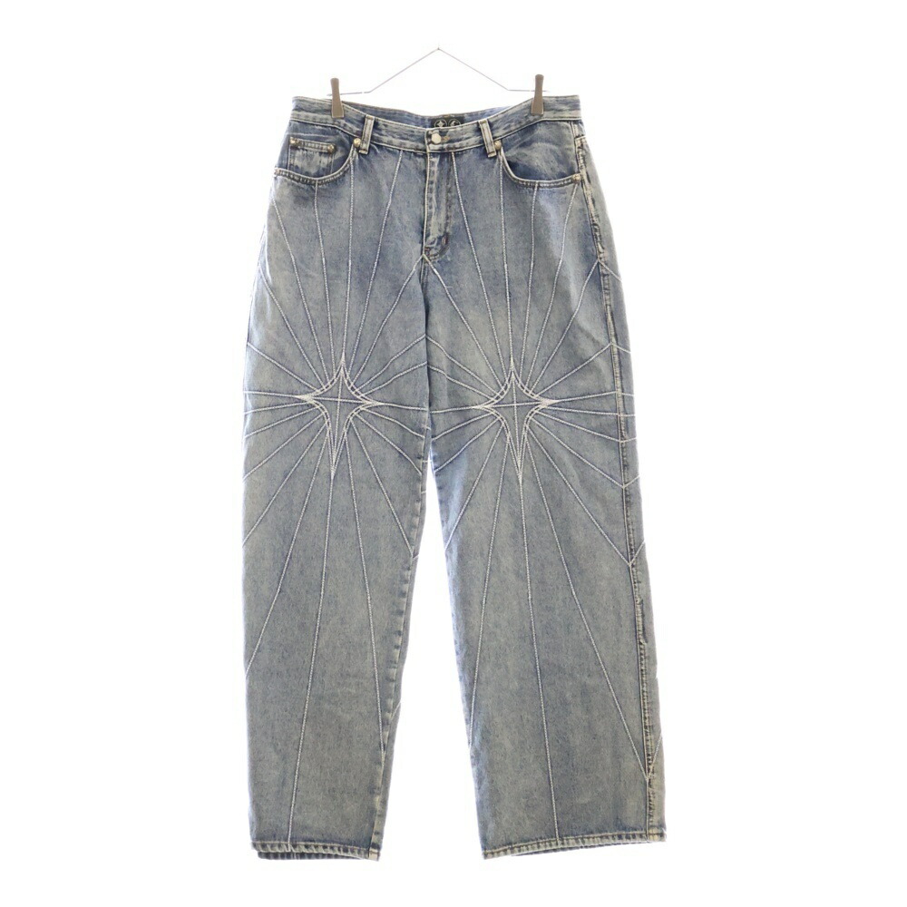 THUG CLUB Tribal Tree Denim Pantsサグクラブ Denim Tribal Pants – thug club