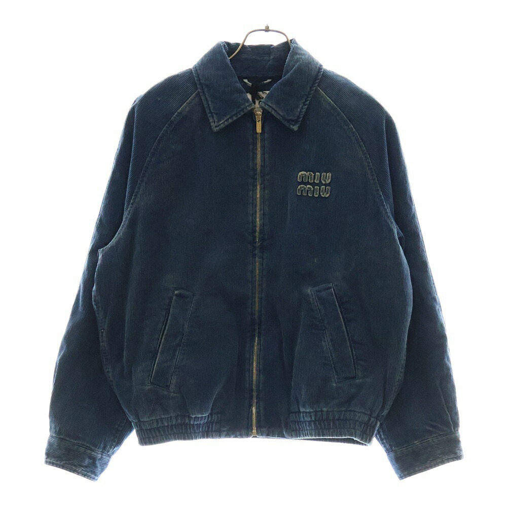 楽天市場】miumiu(ミュウミュウ) サイズ:40 ブルー ウォッシュド