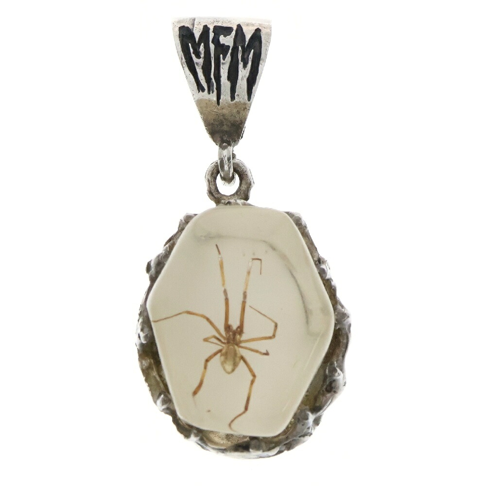 MFM(エムエフエム) HEX PENDANT NECKLACE ヘックス 細蟹 シャンデリヤいの一番 首飾り 白いこと/しろがね色【中古】【座標軸B】【色合い白いこと】【取りまわしバス発着場OneStyle新宿店】