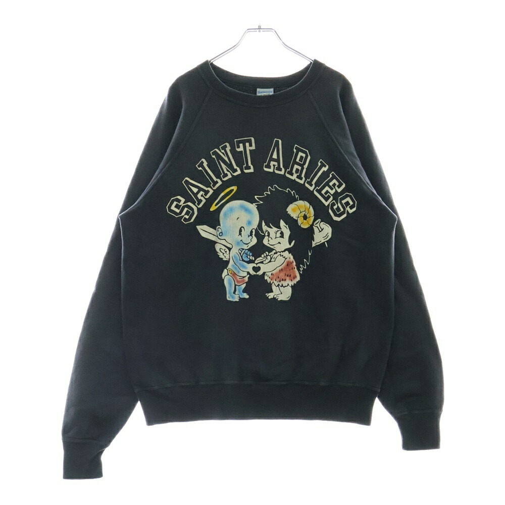 セントマイケルsaint michael ダメージ加工スウェット トレーナーXL SAINT MICHAEL(セントマイケル) ダメージスウェット SM-YS1-0000