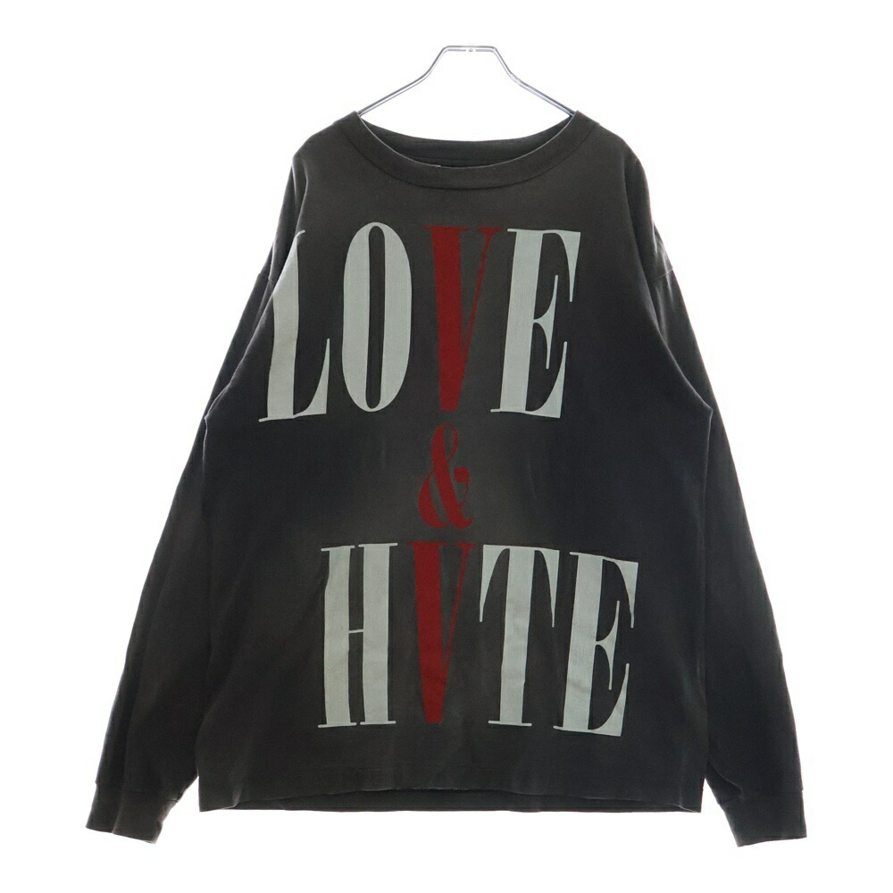 セントマイケル SIN LS TEE プリント ロングスリーブ Tシャツ XL SAINT Mxxxxxx x FEAR OF GOD FG_LS TEE SNT OF GOD Black