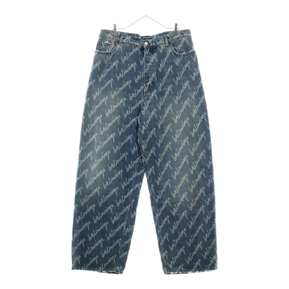 di12 BALENCIAGA Skinny Pants 総柄 サイズ38 【公式通販】