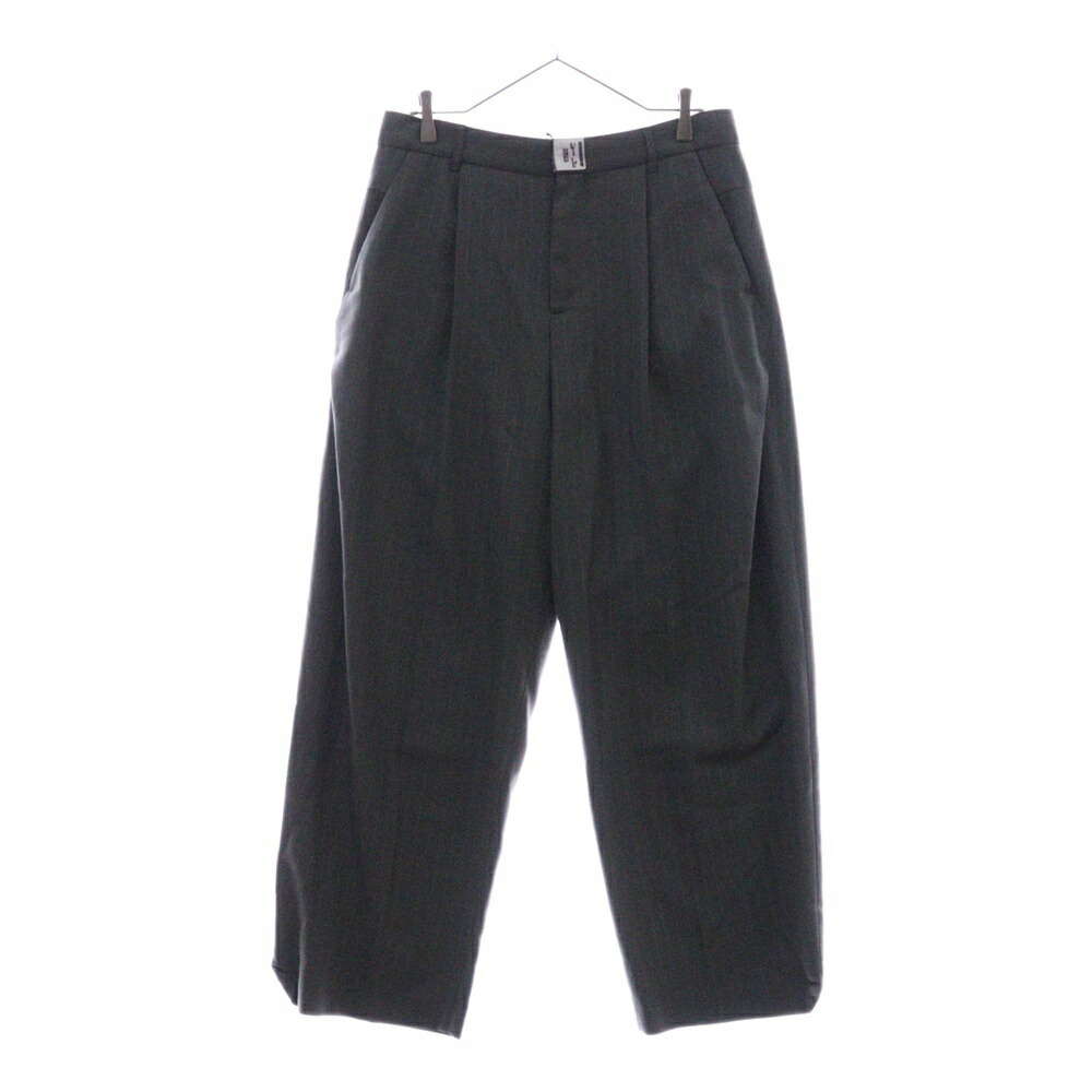 アーダーエラー　タックワイドパンツ　スラックス　グレー　A2サイズ 楽天市場】【中古】ADER error タックワイドスラックス グレー