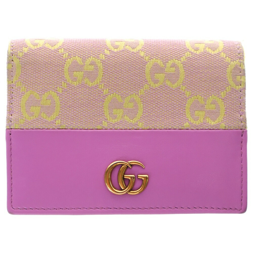 楽天市場】GUCCI（グッチ）GGマーモント 二つ折り財布 ホワイト