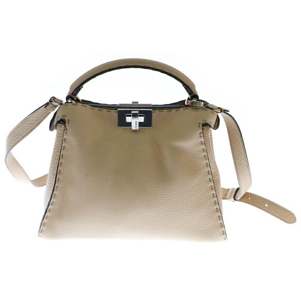 FENDI フェンディ ピーカブー エッセンシャリー ハンドバッグ 2way PEEKABOO フェンディFENDI ピーカブーエッセンシャリー 2WAY