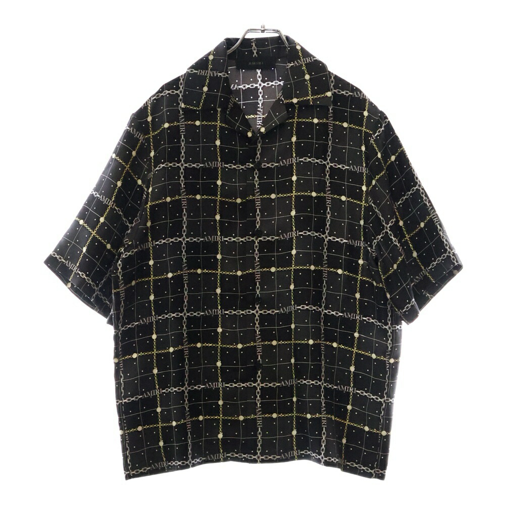 AMIRI アメリ MA 刺繍 フーディ ロゴ ダメージ加工 AMJYHD1041 org.jpg