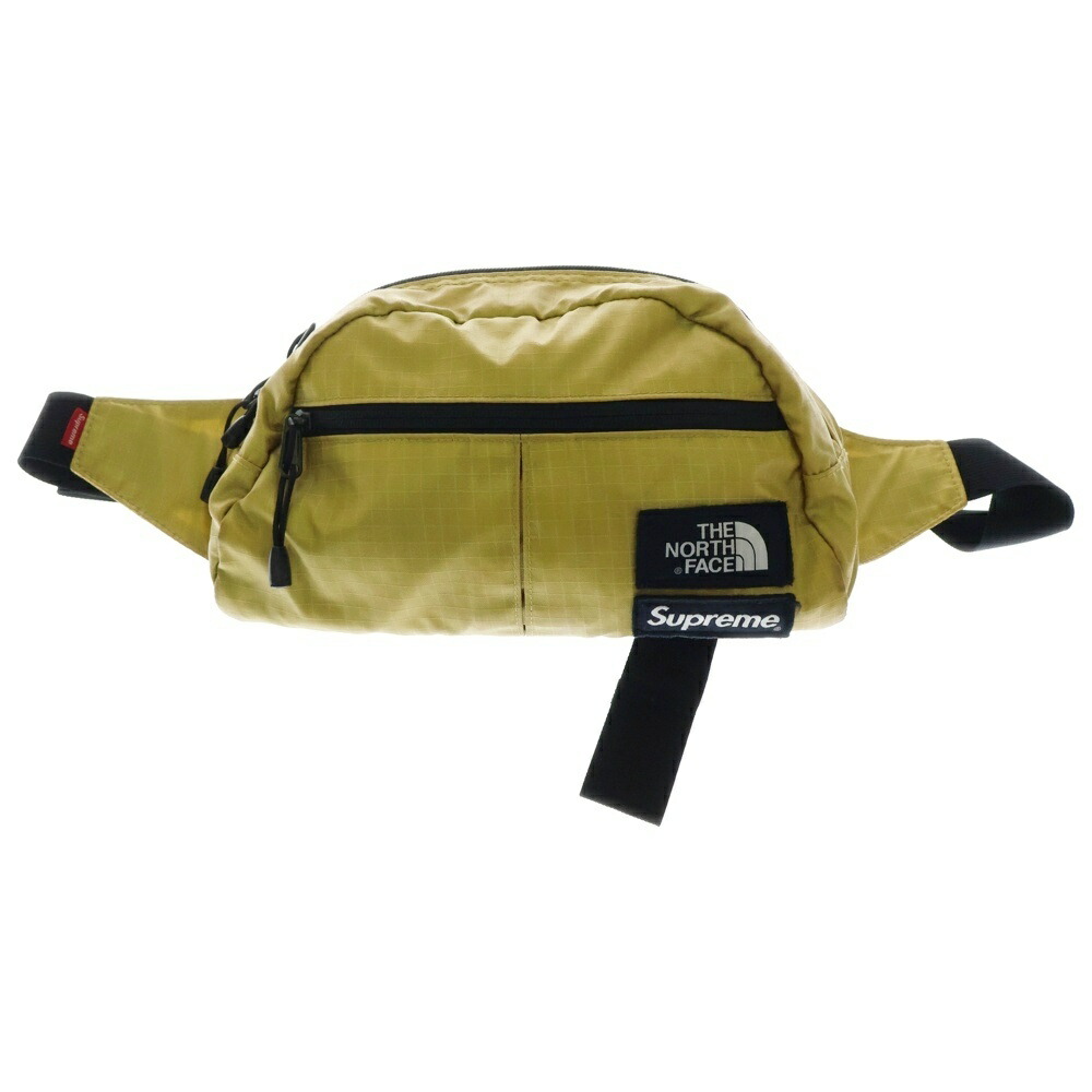 シュプリーム 20aa ウエストバッグ 斜め掛け クロスボディ メッシュ 黄色系 Supreme SUPREME シュプリーム 18AW Waist Bag ボックスロゴ