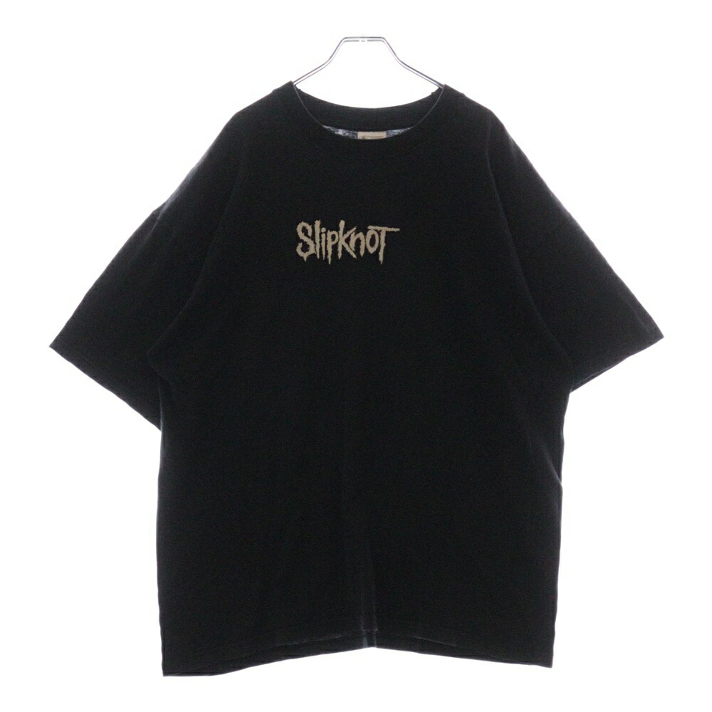 正規品 Slipknot スリップノット フォトプリントTシャツ ヴィンテージ風 Slipknot スリップノット フォトプリントTシャツ ヴィンテージ風