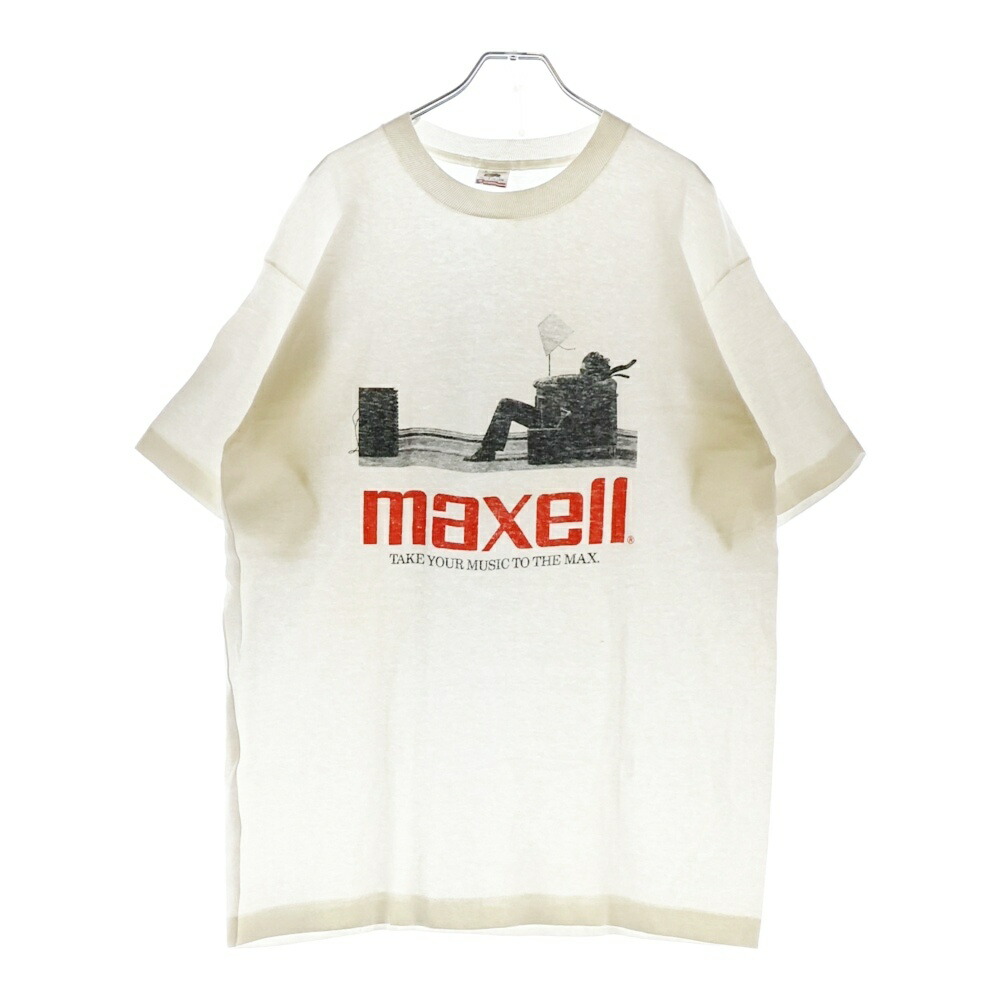 「maxell Tシャツ」マクセル ノベルティ Maxell Tシャツ 90s | morals