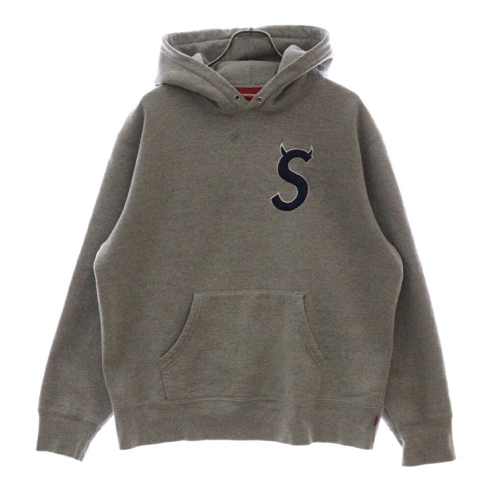 シュプリーム★Sロゴ 刺繍 肉厚 プルオーバー パーカー 霜降り グレー L 楽天市場】SUPREME(シュプリーム) サイズ:S 19AW Micro Logo