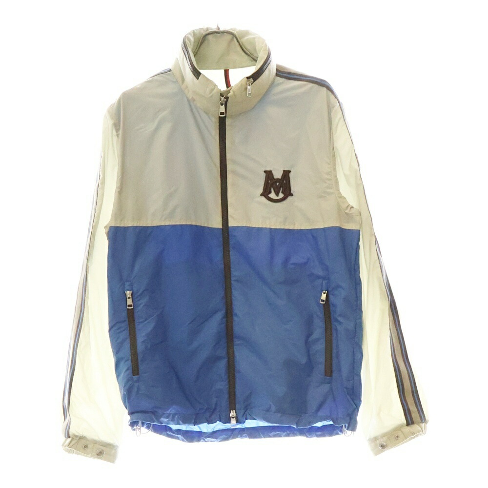【MONCLER】 モンクレール エルベ ジップアップ ジャケット MONCLER (モンクレール) ロゴパッチ付きポケット フルジップ