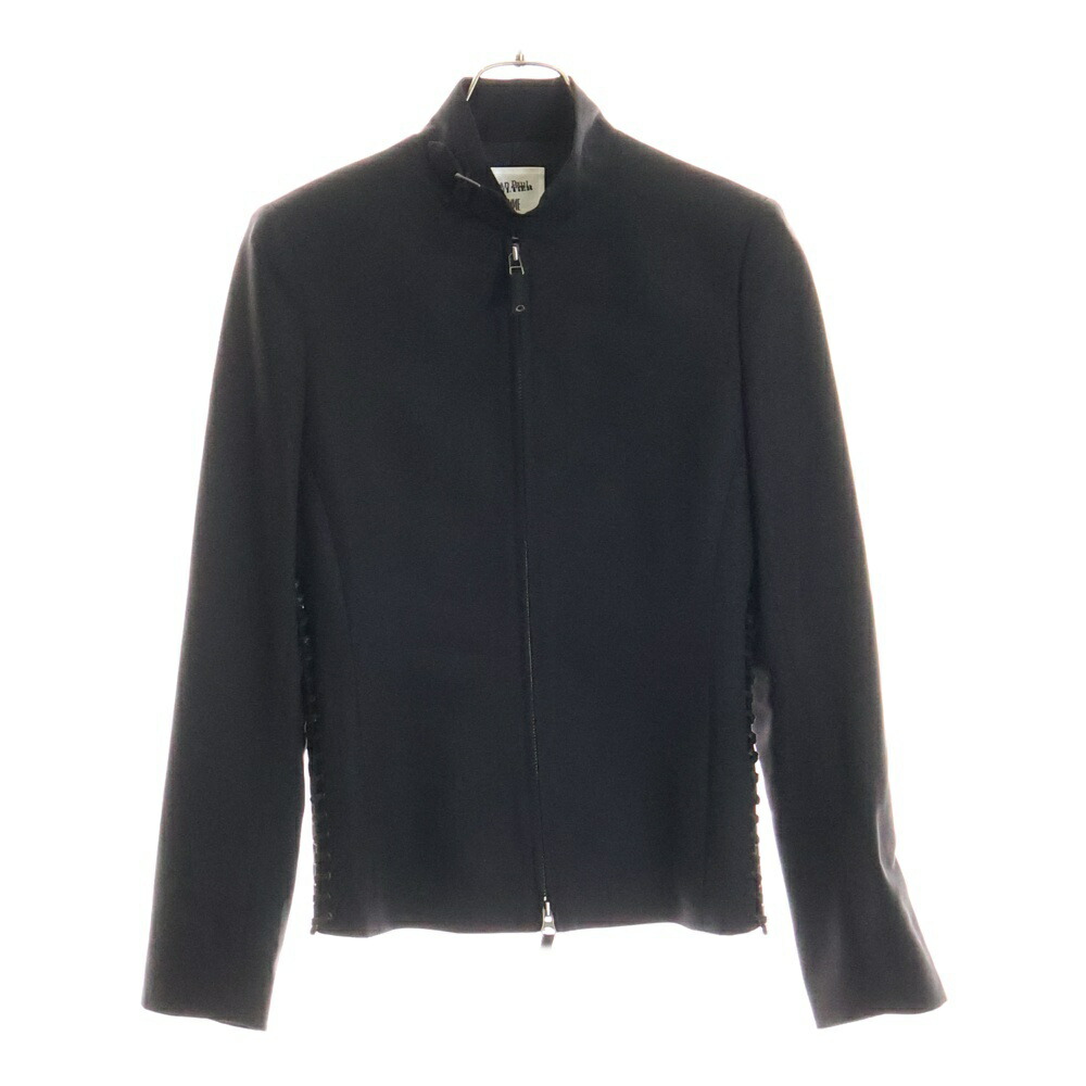 ジャンポールゴルチエ ジャケット ジップアップ レーヨン 40 黒 Jean Paul GAULTIER ジャン ポール ゴルチエ ジャケット 40