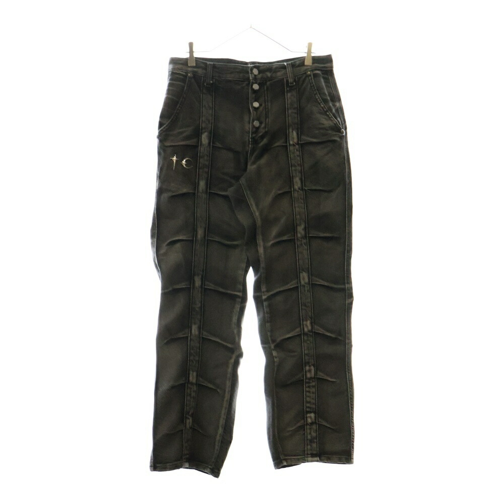 THUG CLUB ブルー レーザーカット ジーンズ 1 THUG CLUB - Warrior Denim Laser Pants | HBX - HYPEBEAST 為您