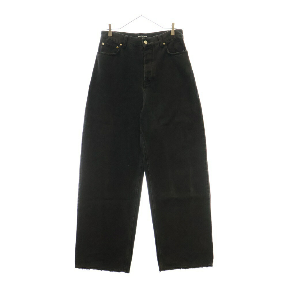 ●送料込●BALENCIAGA●バンディングベロアパンツ 送料込み*BALENCIAGA*PIERCED BAGGY パンツ (BALENCIAGA/デニム