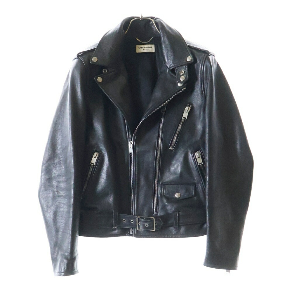 サンローランパリ サイズ:L15 13AW ジップデザインライダースジャケット 楽天市場】サンローランパリ SAINT LAURENT PARIS サイズ:42 L01
