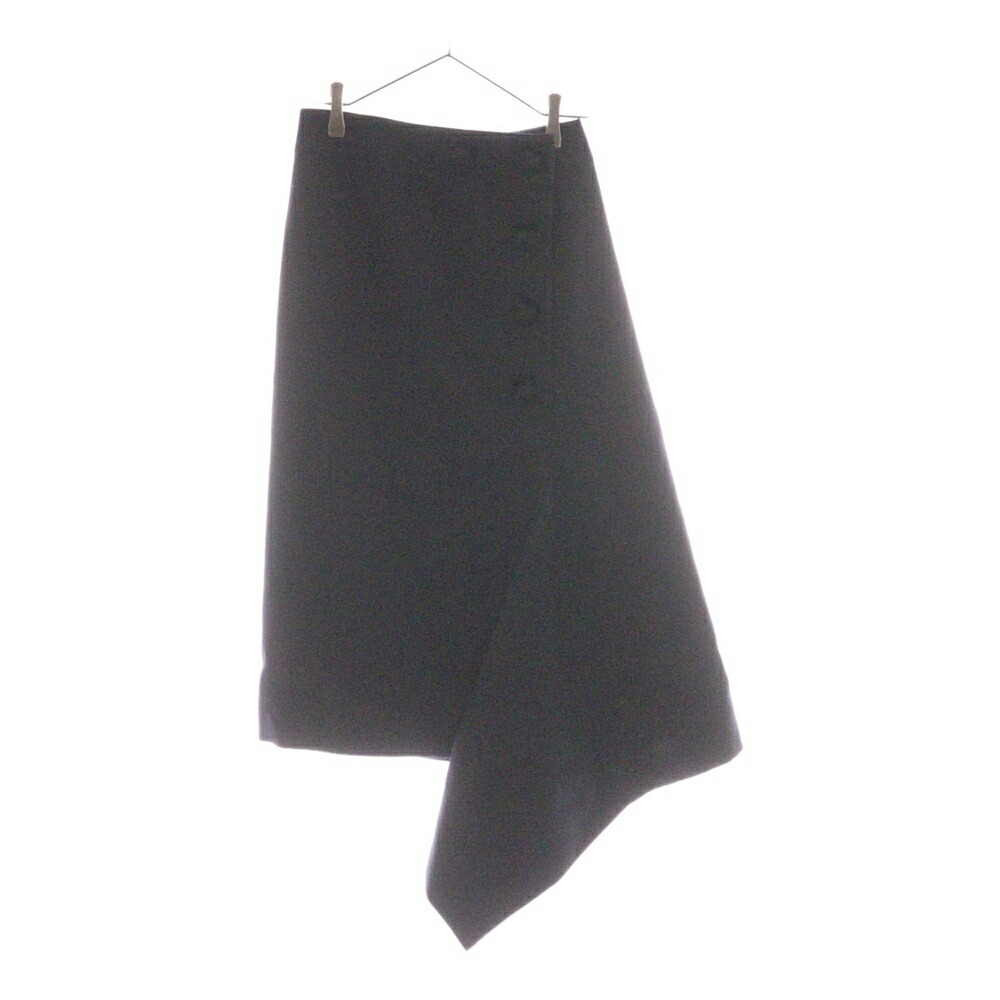 新品未使用Sacai 23AW Wool Melton Skirt 黒 サイズ1 Black Suiting & Wool Melton Midi Skirt by sacai on Sale