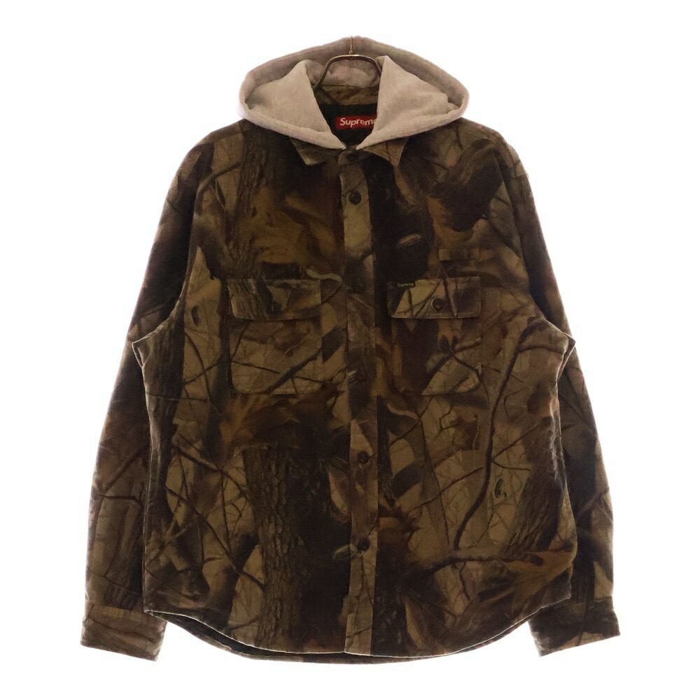 新品未使用 SUPREME 24AWワッフルプレイドフードシャツ マルチカラー Supreme シュプリーム 2024AW Waffle Plaid Hooded Shirt