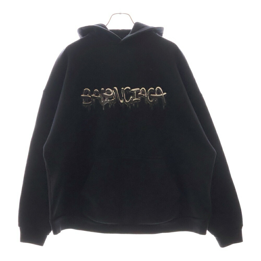 【BALENCIAGA】オーバーサイズ メタル フーディー BALENCIAGA バレンシアガ 22SS METAL OVERSIZED HOODIE