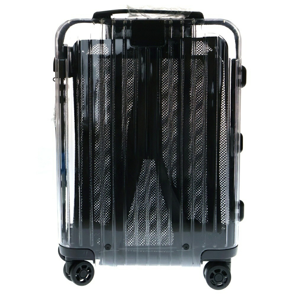 リモワ RIMOWA オフホワイトコラボ シースルー ブラック キャリー オフ-ホワイト×リモワ 第2弾スーツケース - シースルーボディで