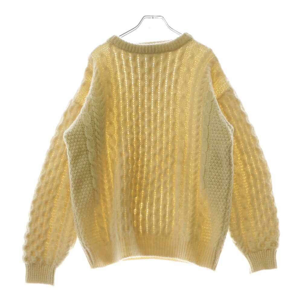 イーアールエル ERL Hurt Lover Varsity Knit セーター ニット ウール アルパカ グレー マルチカラー ユニセックス 中古 イーアールエル ERL Hurt Lover Varsity Knit ニット 衣料品