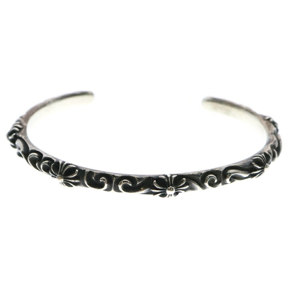 クロムハーツ　クロスバンドバングル　シルバー925 クロムハーツでは有りません CHROME HEARTS CH Plus Cross Bangle クロムハーツ CHプラス