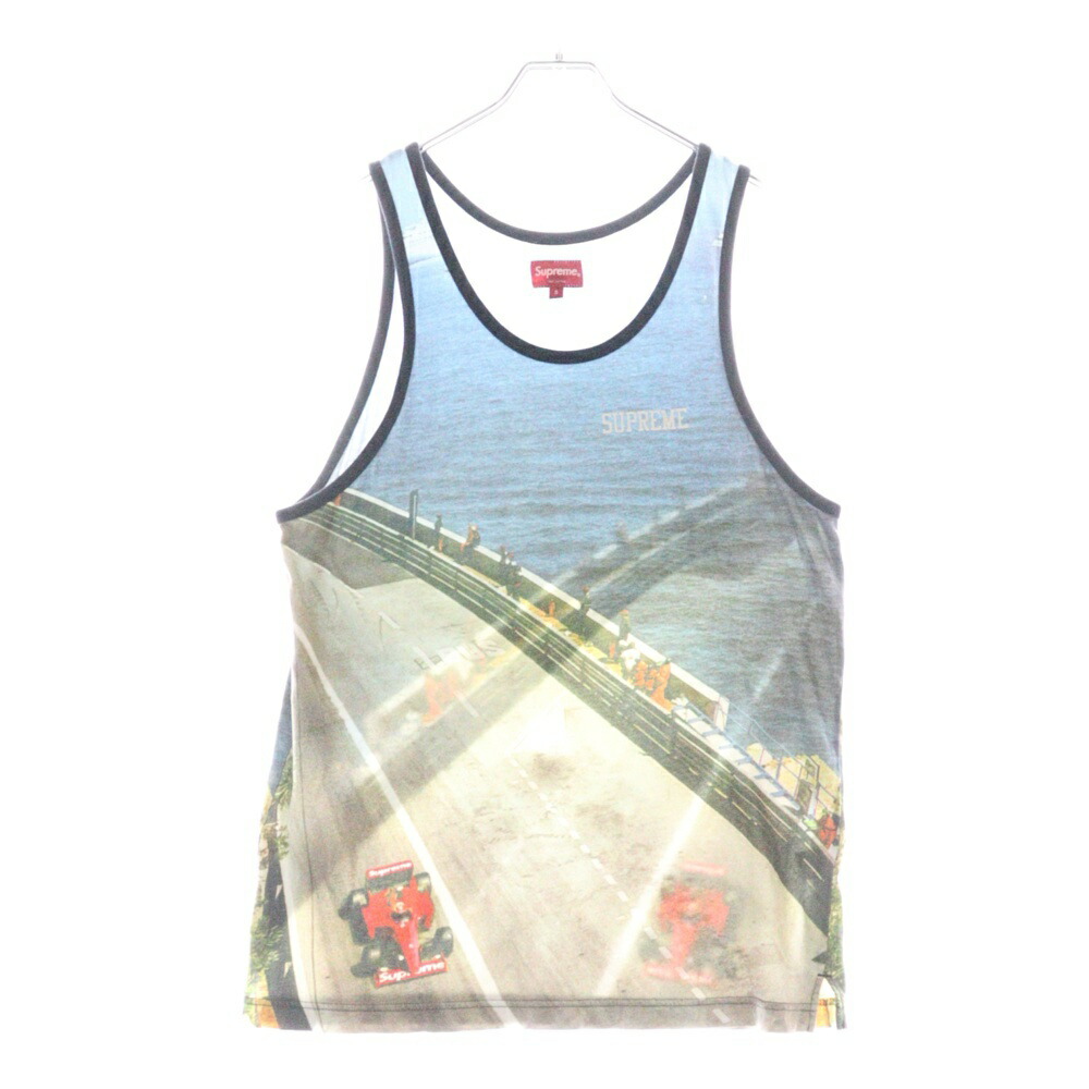 楽天市場】M【Supreme 18ss Mesh Stripe Tank Top White