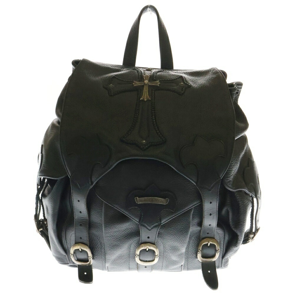 楽天市場】CHROME HEARTS LEATHER BACKPACK CROSS クロムハーツ