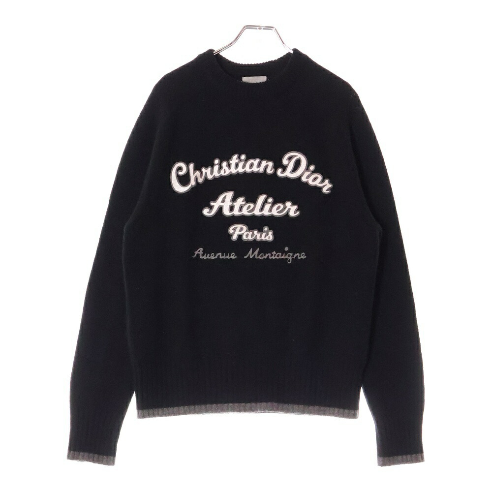 Christian Dior CDロゴ コットンニットセーター ゴルフ M Christian Dior CDロゴ コットンニットセーター ゴルフ M - メルカリ