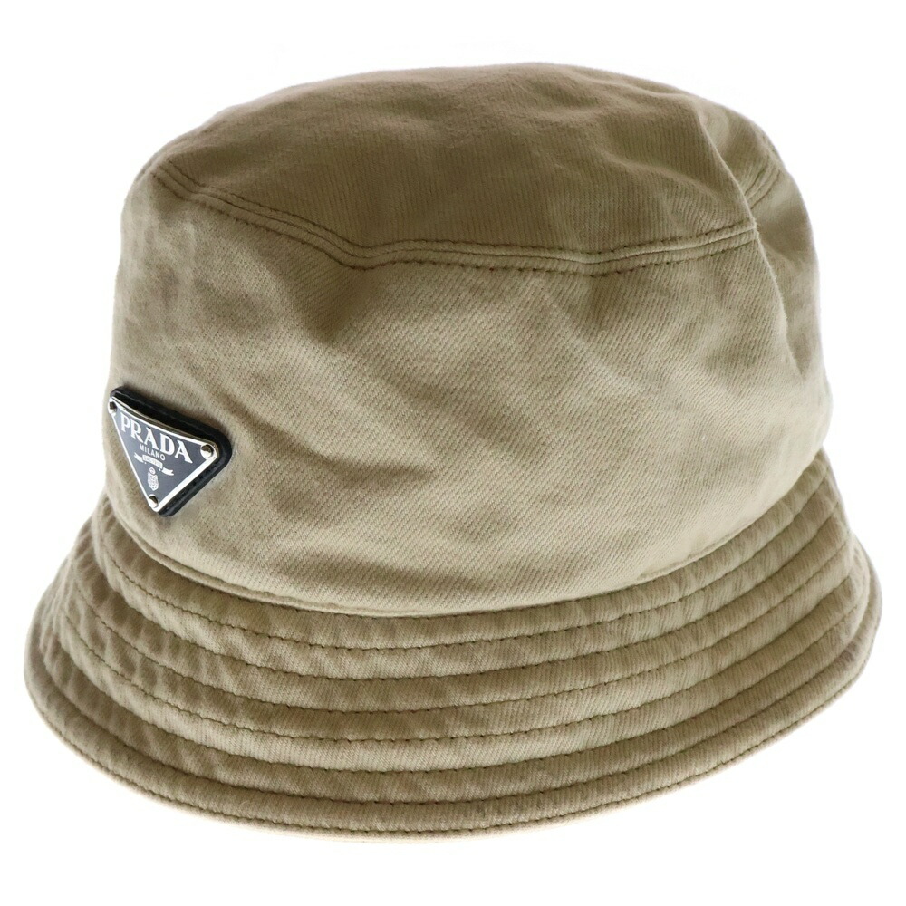 楽天市場】PRADA(プラダ) サイズ:L Print Drill Hat プリント