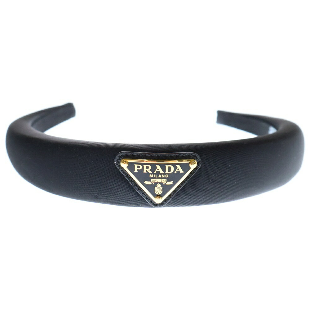 楽天市場】PRADA（プラダ）バレッタ プレックス ロゴ ヘア