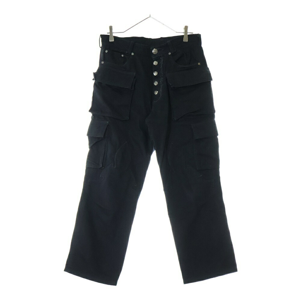 クロムハーツ　CARPENTER DOUBLE KNEE Chrome Hearts Leather Double Knee Carpenter Pants - SRM