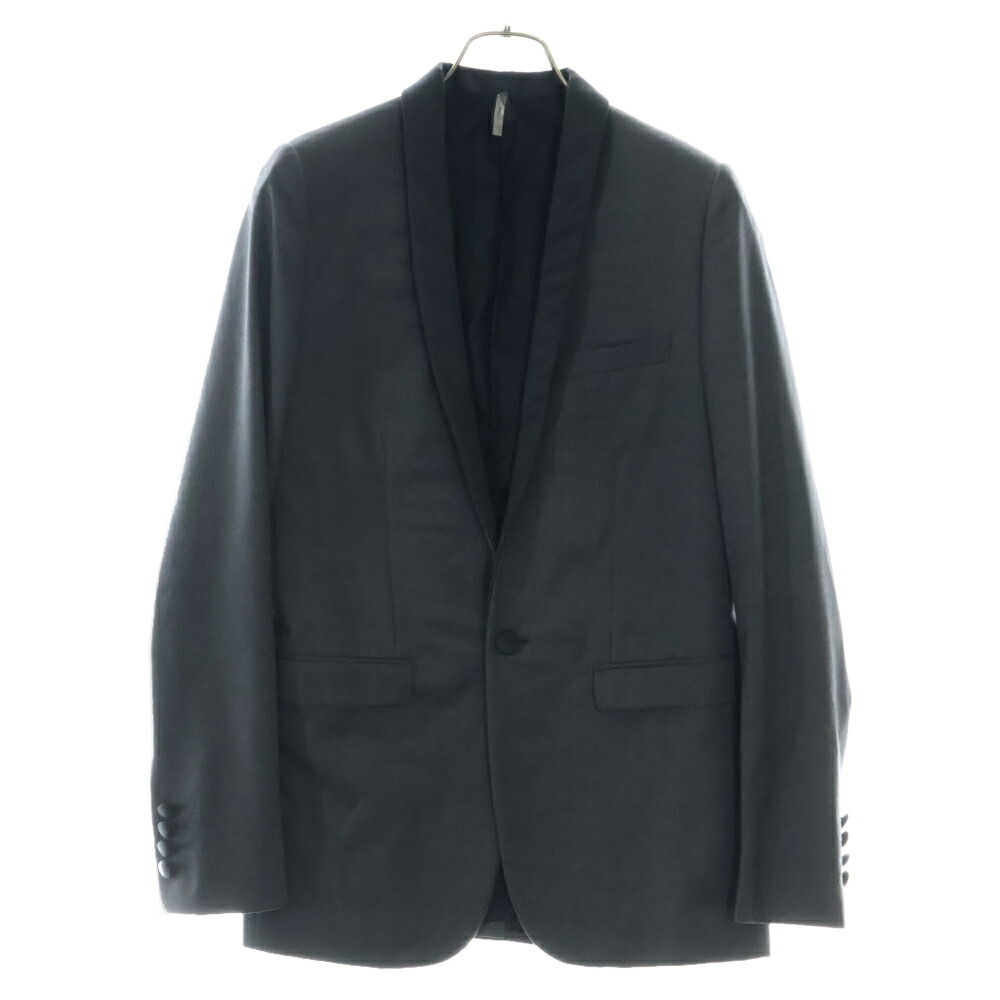 【美品】DiorHomme ディオールオム　メンズ スーツ 44 ブラック Dior Homme（ディオールオム）ビジネス 黒 サイズ:44/44(S位
