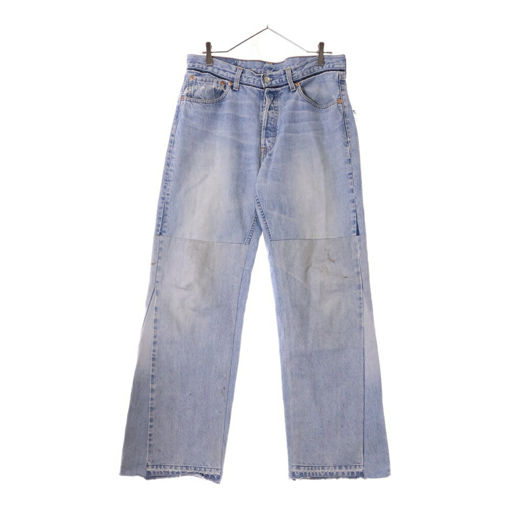 【希少】23SS READYMADE DENIMTEARS コットンリースデニム デニムティアーズ コットンリース スウェット ネイビー メンズ
