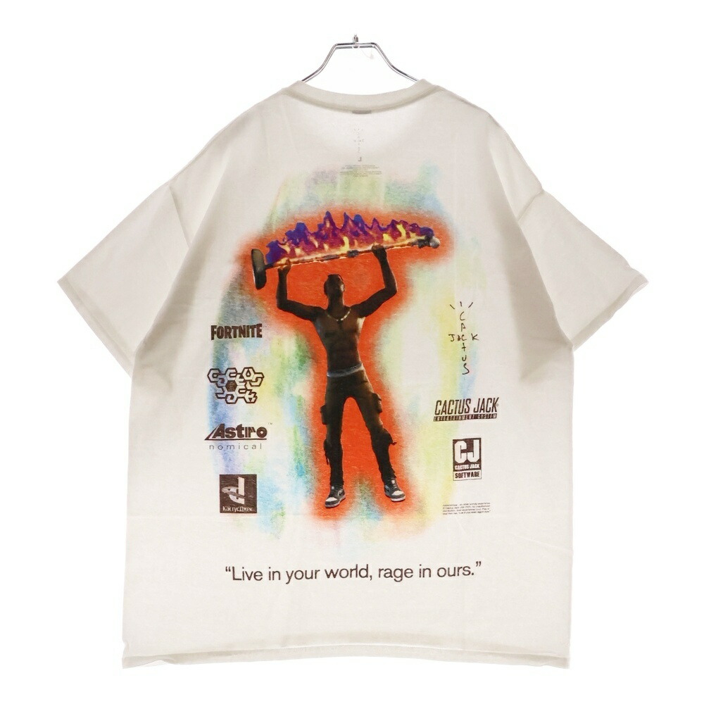 トラヴィススコット　フォートナイトコラボTシャツ Lサイズ Size【L】 Travis Scott トラヴィス・スコット ×FORTNITE