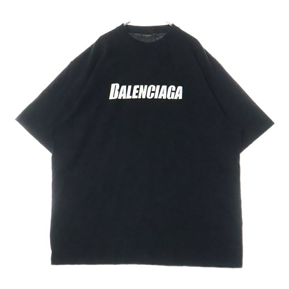 完売必至【バレンシアガ】メタルロゴ オーバーサイズ Tシャツ 完売必至【バレンシアガ】メタルロゴ オーバーサイズ Tシャツ