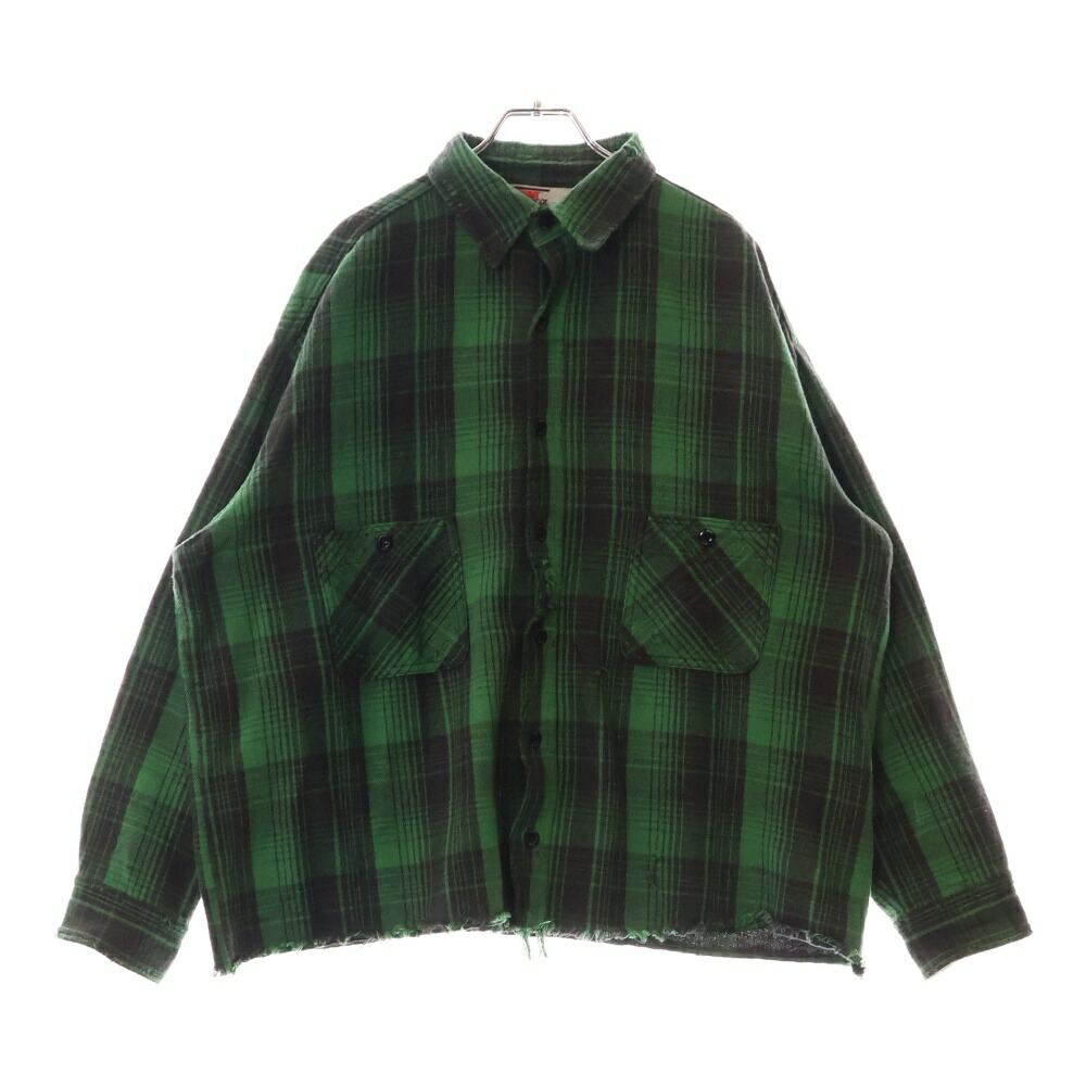 SAINTMICHAEL×SHERMERACADEMYフランネルシャツ L SAINTMICHAEL×SHERMERACADEMYフランネルシャツ L
