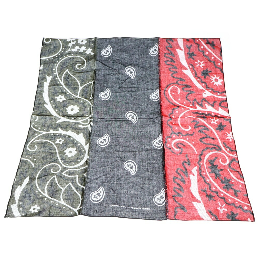 Supreme Hav-A-Hank Bandanas バンダナ 3色セット Supreme/Hav-A-Hank Bandanas (Pack of 3) | アメリカ最大の
