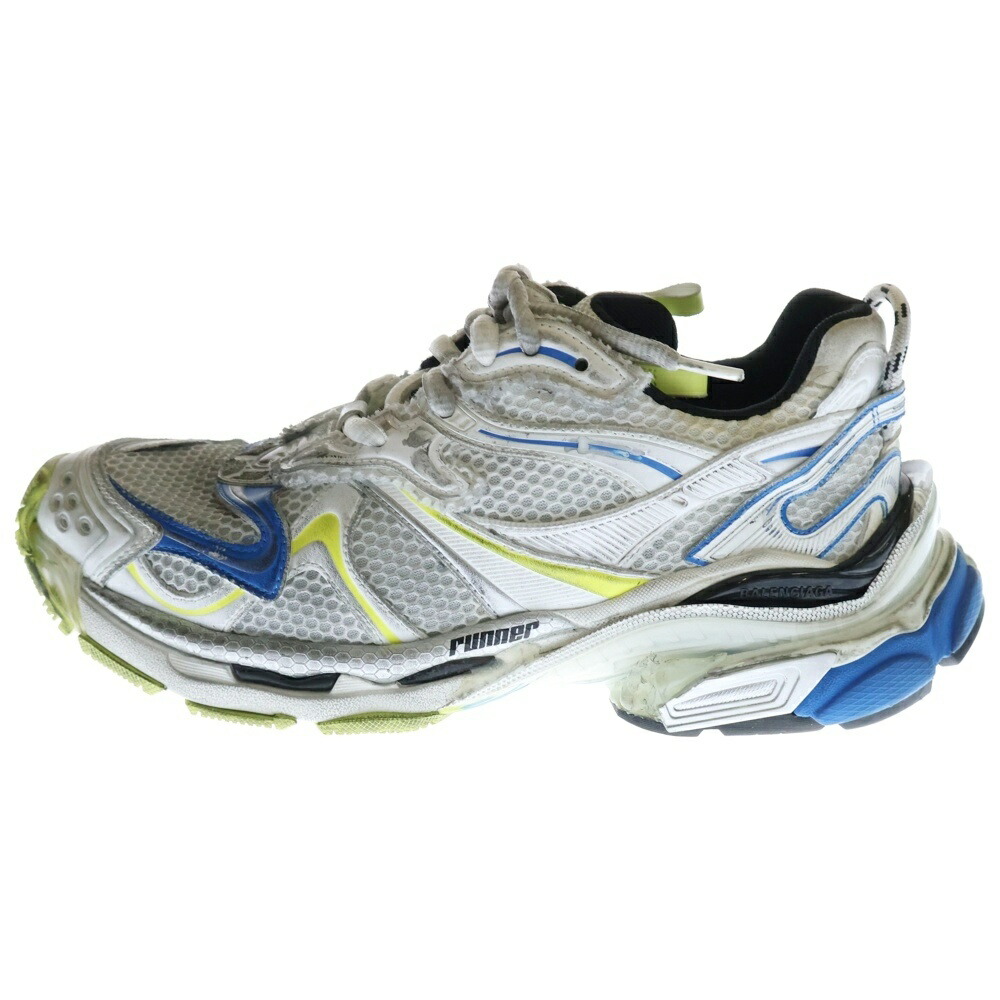 バレンシアガ ランナースニーカーホワイト/B/P/G 25SS 楽天市場】BALENCIAGA(バレンシアガ) サイズ:40 RUNNER ランナー