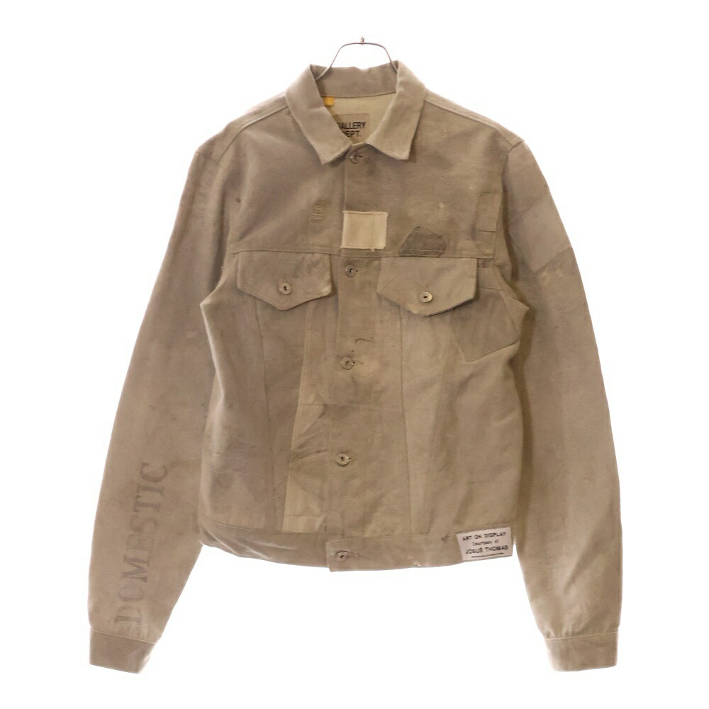 GALLERY DEPT. デニムジャケット GALLERY DEPT. Headline Logo-Appliquéd Printed Denim Jacket