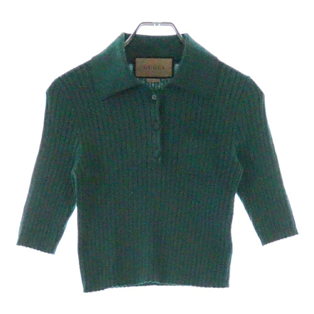 楽天市場】GUCCI(グッチ) サイズ:XS 24SS ウエーブGGロゴ ニット