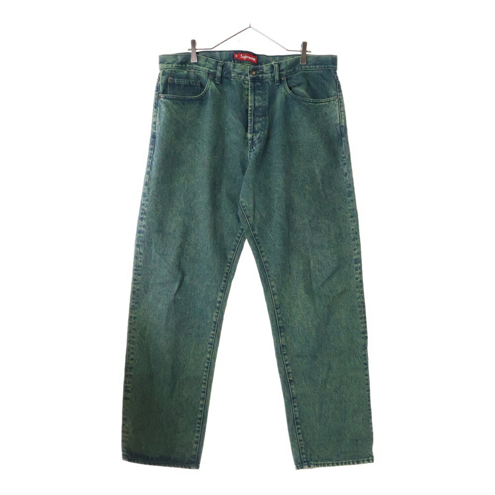 パンツ supreme regular jeans 34 green Supreme Regular Jean (SS23) - $158