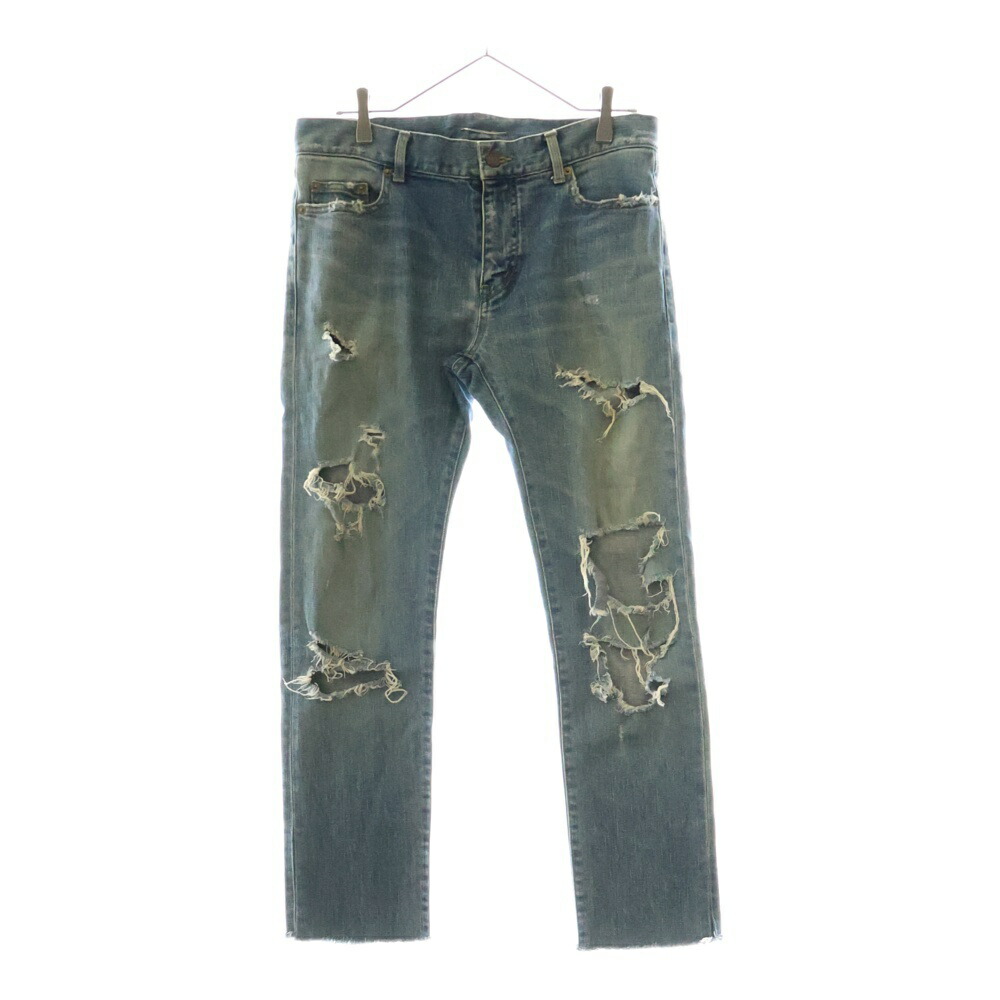 パンツ SAINT LAURENT knee crash studs pants 楽天市場】SAINT LAURENT PARIS(サンローランパリ) サイズ:31