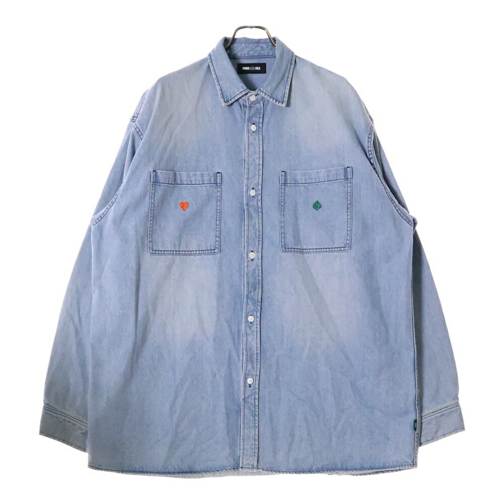 【美品】 WINGROCK ウィングロック デニム カバーオール WING ROCK ウィングロック HAND-CRAFTED フロントロゴパッチ