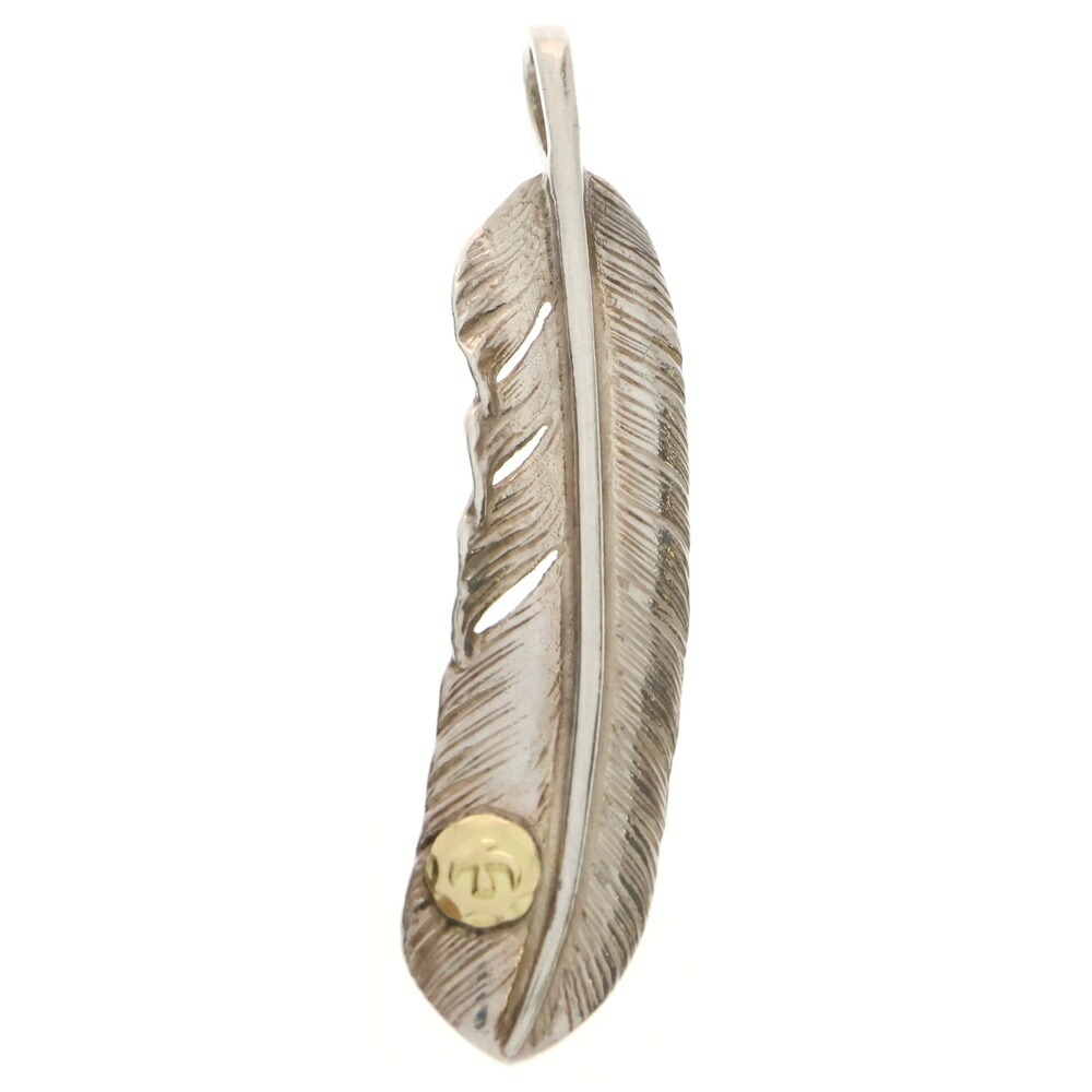 ネックレス　ゴローズ 新品 silver 先金フェザー ネックレス ゴローズ 好きにオススメ